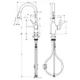 Змішувач для кухні з витяжним виливом HANSGROHE FOCUS M43 180 71811000