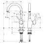 Змішувач для кухні HANSGROHE FOCUS M43 220 71812800
