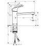 Змішувач для кухні HANSGROHE FOCUS M43 120 71816000