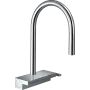 Змішувач для кухні з висувним виливом HANSGROHE AQUNO SELECT 73831000, хром