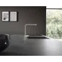 Змішувач для кухні з висувним виливом HANSGROHE AQUNO SELECT 73830800, сріблястий