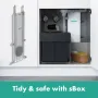 Змішувач для кухні з висувним виливом HANSGROHE AQUNO SELECT 73830800, сріблястий