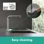 Змішувач для кухні з висувним виливом HANSGROHE AQUNO SELECT 73830800, сріблястий