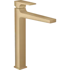 Змішувач для раковини зі зливним клапаном HANSGROHE METROPOL 32512140, бронза сатин