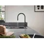 Змішувач для кухні з висувним виливом HANSGROHE TALIS E 72801000, хром