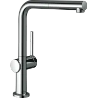 Змішувач для кухні з висувним виливом HANSGROHE TALIS E 72809000, хром