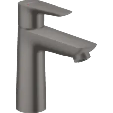 Змішувач для раковини із середнім виливом і зливним гарнітуром HANSGROHE TALIS E 71710340, чорний матовий хром