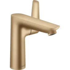Змішувач для раковини зі зливним гарнітуром HANSGROHE TALIS E 71754140, бронза сатин