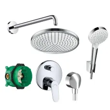 Душова система зі змішувачем прихованого монтажу HANSGROHE FOCUS 1182019