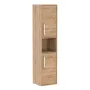 Пенал для ванної IMPRESE VYSKOV f3253Dr 170x40, колір дуб