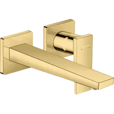 Змішувач для раковини настінний HANSGROHE METROPOL 32526990, золото глянсовий