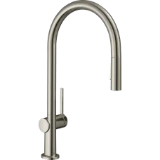Змішувач для кухонної мийки з висувним душем HANSGROHE TALIS M54 72801800, нержавіюча сталь