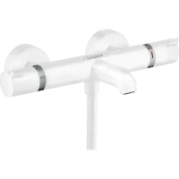 Змішувач із термостатом для ванни HANSGROHE ECOSTAT 13114700, білий