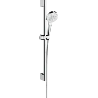 Душовий набір зі штангою HANSGROHE CROMETTA 26535400, хром з білим