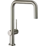 Змішувач для кухонної мийки HANSGROHE TALIS M54 72806800, нержавіюча сталь