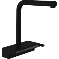 Змішувач для кухонної мийки з висувним душем HANSGROHE AQUNO SELECT M81 73830670, чорний матовий