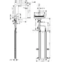 Змішувач для кухонної мийки з висувним душем HANSGROHE AQUNO SELECT M81 73830670, чорний матовий