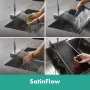 Змішувач для кухонної мийки з висувним душем HANSGROHE AQUNO SELECT M81 73830670, чорний матовий