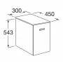 Тумба для ванної кімнати ROCA VICTORIA BASIC A857510806, білий