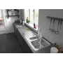 Змішувач для кухонної мийки з висувним душем HANSGROHE FOCUS M42 71820000