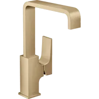 Змішувач для раковини зі зливним клапаном HANSGROHE METROPOL 32511140, бронза сатин