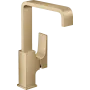 Змішувач для раковини зі зливним клапаном HANSGROHE METROPOL 32511140, бронза сатин