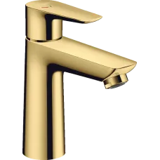 Змішувач для раковини зі зливним гарнітуром HANSGROHE TALIS E 71713990, золото глянсовий