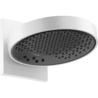 Верхній душ з настінним кронштейном HANSGROHE RAINFINITY 26233700, білий матовий