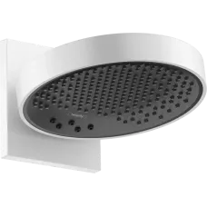 Верхній душ з настінним кронштейном HANSGROHE RAINFINITY 26233700, білий матовий