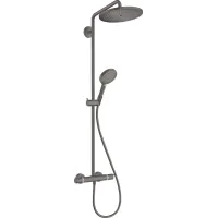 Душова система з термостатом HANSGROHE CROMA SELECT S 26890340, чорний матовий хром