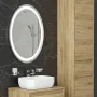 Дзеркало для ванної кімнати VOLLE 16-40-600S, нікель