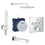 Душова система з термостатом прихованого монтажу GROHE TEMPESTA 250 26415SC2