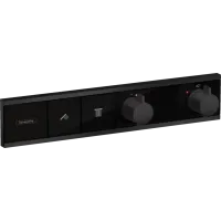 Термостат прихованого монтажу на споживача HANSGROHE RAINSELECT 15380670, чорний матовий