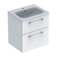 Тумба з умивальником GEBERIT SELNOVA SQUARE 501.236.00.1, білий