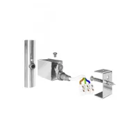 Комплект для прихованого підключення рушникосушарки, кругла труба MARIO 3.0.0900.0.WG, білий глянсовий