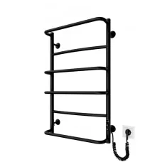 Рушникосушарка електрична з таймером-регулятором MARIO Люкс-I 2.3.0315.10.BM 800х530 TR K, чорний матовий