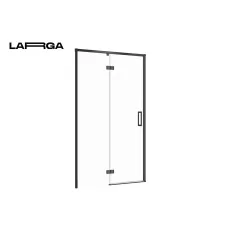 Двері душові CERSANIT LARGA S932-130, 120x195 L, чорний