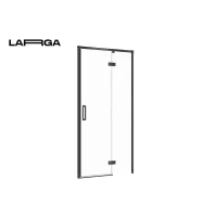 Двері душові CERSANIT LARGA S932-125, 100x195 R, чорний
