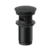 Донний клапан CERSANIT S951-701, Click-Clack, чорний