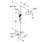 Душова система з термостатом KLUDI DIVE DUAL 690790500, xDive, хром