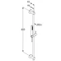Душовий гарнітур KLUDI NOVA FONTE 208400535, Deco 1S 90 мм, хром