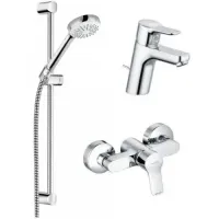 Набір змішувачів з душовим гарнітуром KLUDI PURE&amp;EASY 378450565, 3в1, хром