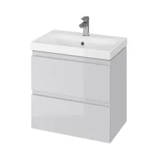 Тумба з умивальником CERSANIT MODUO UN509-043, B05 SLIM 60, сірий