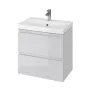 Тумба з умивальником CERSANIT MODUO UN509-043, B05 SLIM 60, сірий