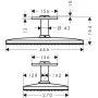 Верхній душ HANSGROHE 24002600