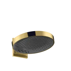 Верхній душ з настінним кронштейном HANSGROHE RAINFINITY 26234990, золото глянсовий