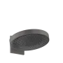 Верхній душ з настінним кронштейном HANSGROHE RAINFINITY 26230340, чорний матовий хром