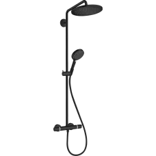 Душова система з термостатом HANSGROHE CROMA SELECT S 26891670, чорний матовий