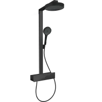 Душова система з термостатом HANSGROHE RAINFINITY 28742670, чорний матовий