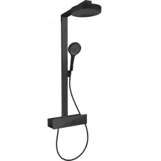 Душова система з термостатом HANSGROHE RAINFINITY 28742670, чорний матовий